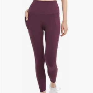 Danskin Women’s Ultra High Legging Tight with Pockets